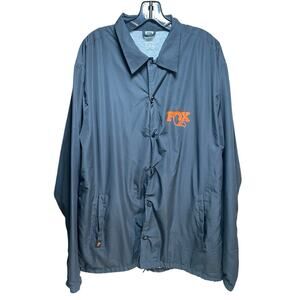 Fox Racing XXL Black Zip Up Sweater 100% Polyester